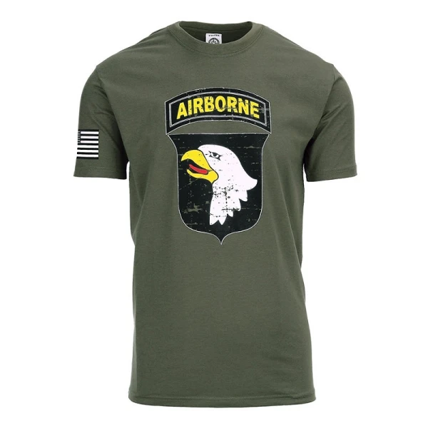 T-shirt USA 101st Airborne - XL, Groen