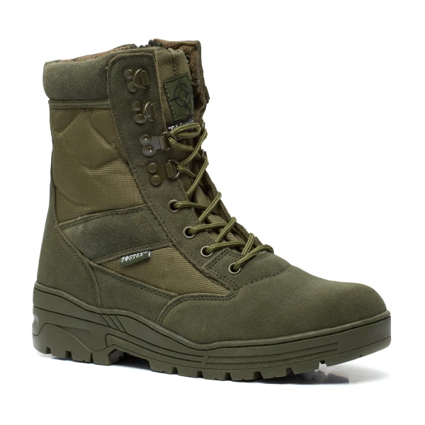Fostex Sniper Boots met YKK Rits & Thinsulate Voering - Tactical Combat boots - 43, Groen