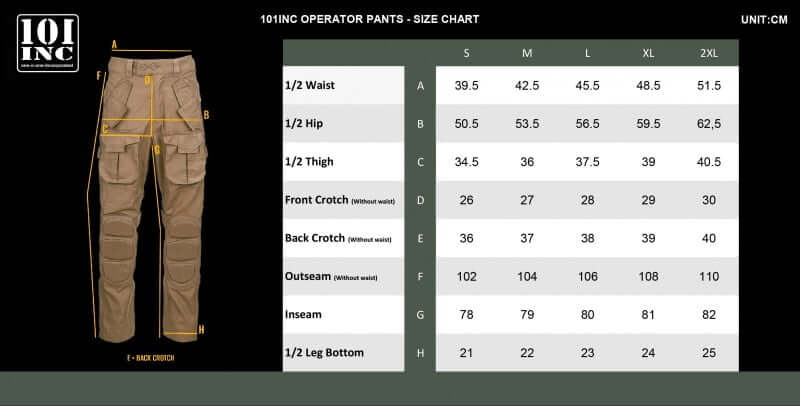 Airsoft broek | 101INC | Meerdere kleuren - Afbeelding 5