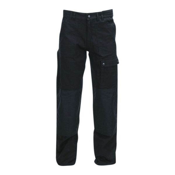Fostex Garments Zwarte Werkbroek Basic met Cordura-versterking
