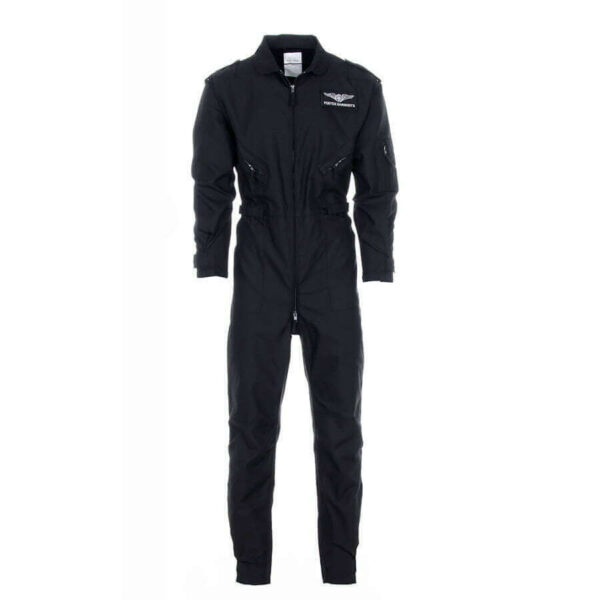 Piloten overall - Fostex Garments. Diverse kleuren - 52, Zwart