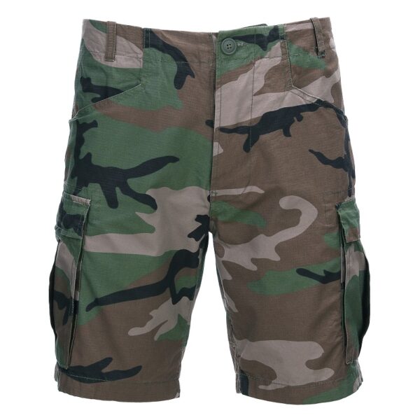 Cargo korte broek- Cargo Shorts - Fostex Garments - Diverse kleuren - S, Woodland