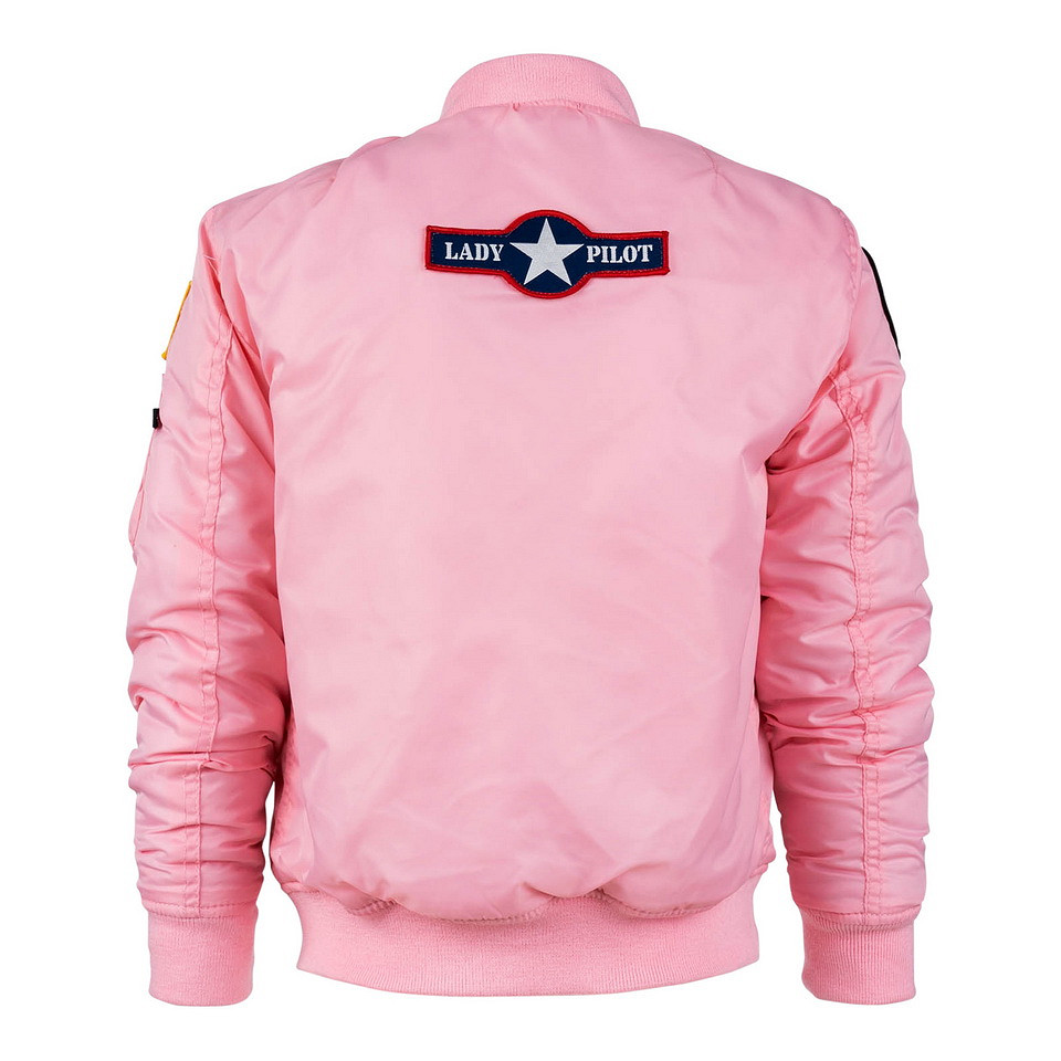 Kinder MA-1 Flight Jacket | Roze | Fostex Garments - Afbeelding 5