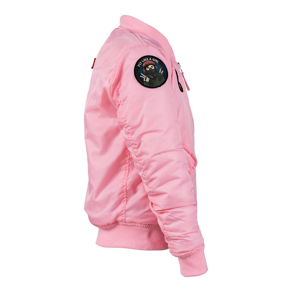 Kinder MA-1 Flight Jacket | Roze | Fostex Garments - Afbeelding 4
