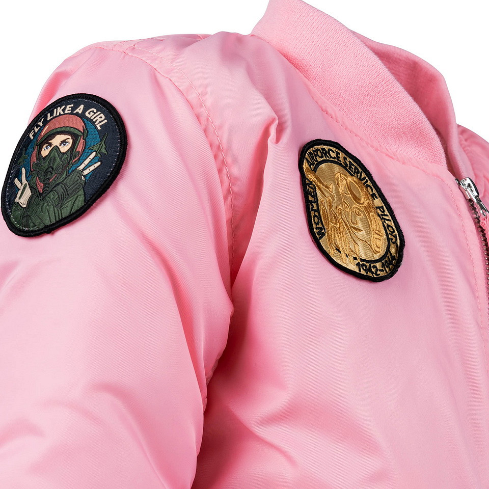Kinder MA-1 Flight Jacket | Roze | Fostex Garments - Afbeelding 3