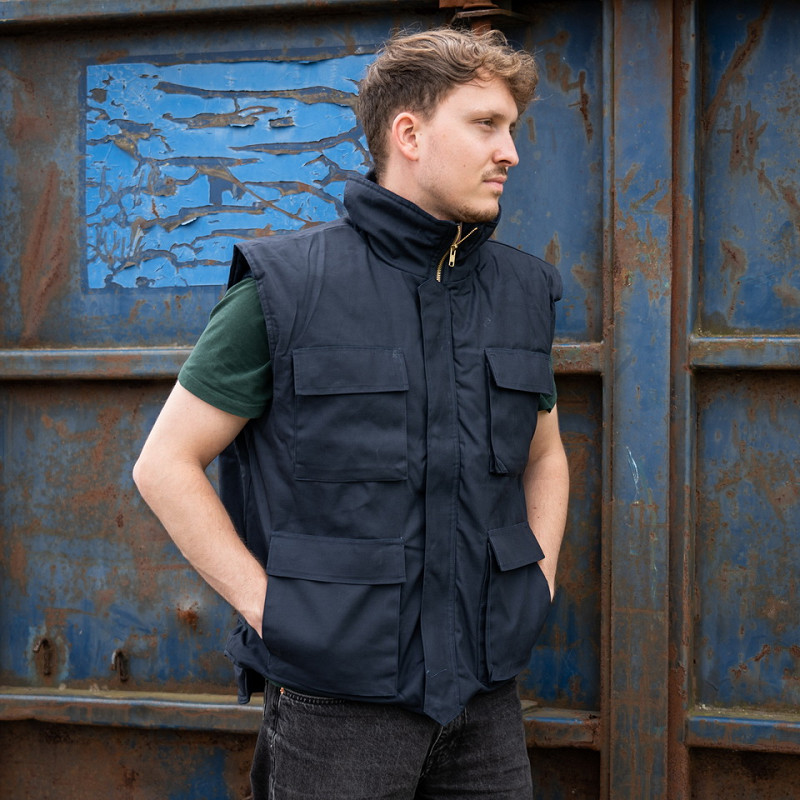 Bodywarmer Blauw M-89 | Fostex Garments - Afbeelding 4