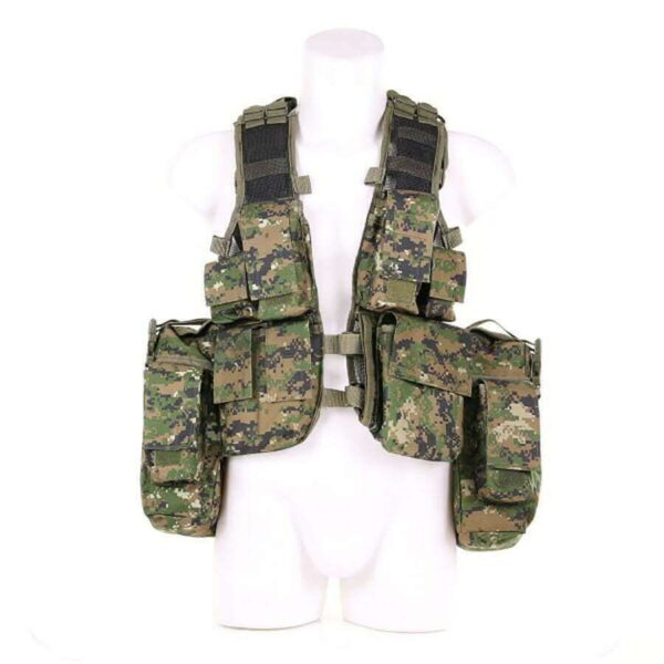 Tactical vest. Diverse kleuren - Digital camo