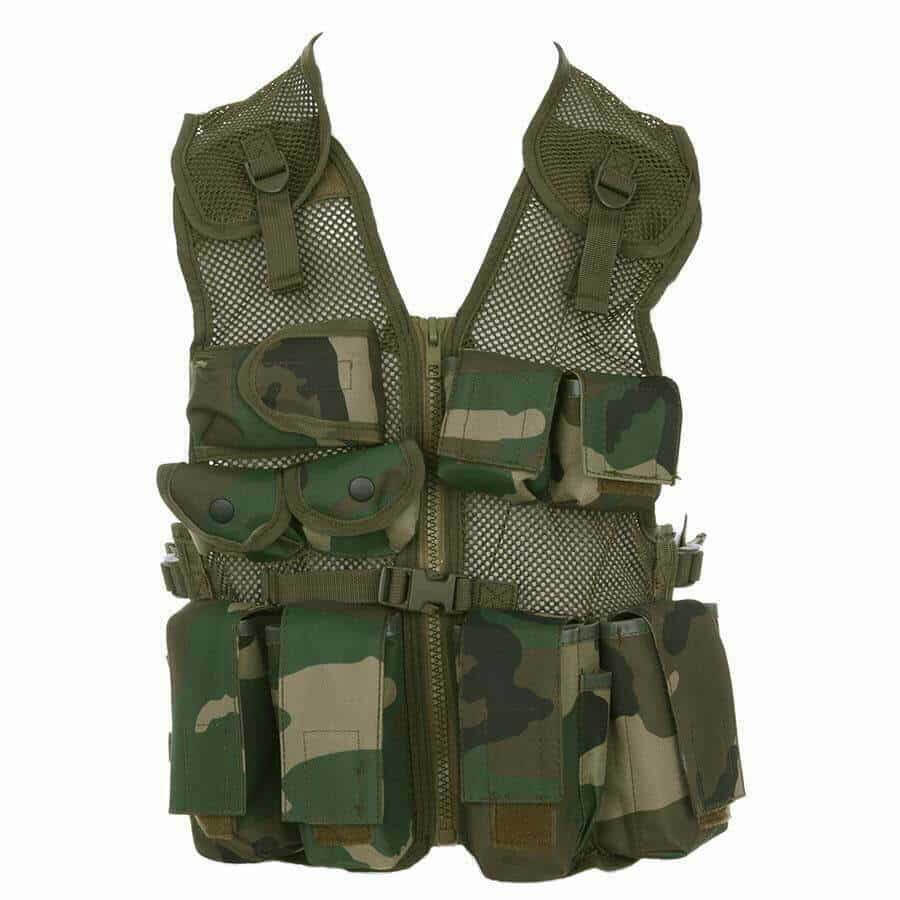 Kinder tactical vest. Diverse kleuren - Woodland