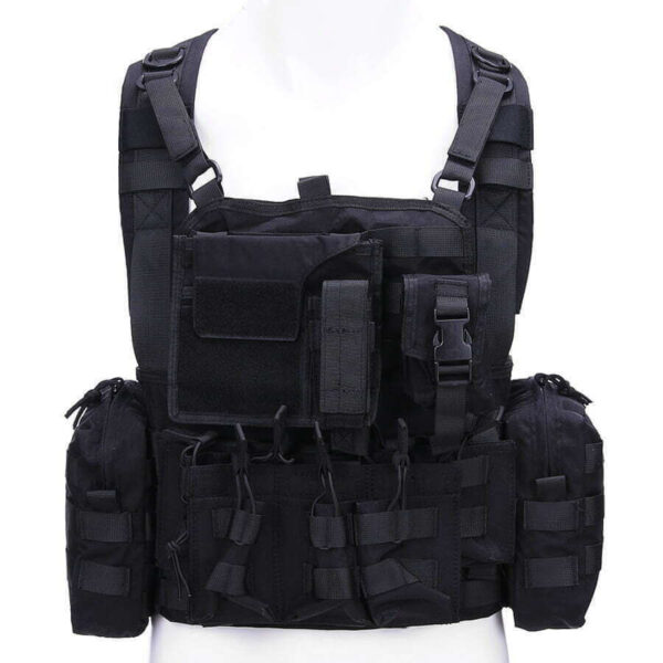 Chest rig Operator. Diverse kleuren - Zwart
