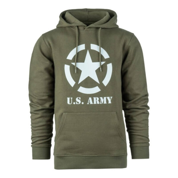 Hoodie Allied Star - L, Groen