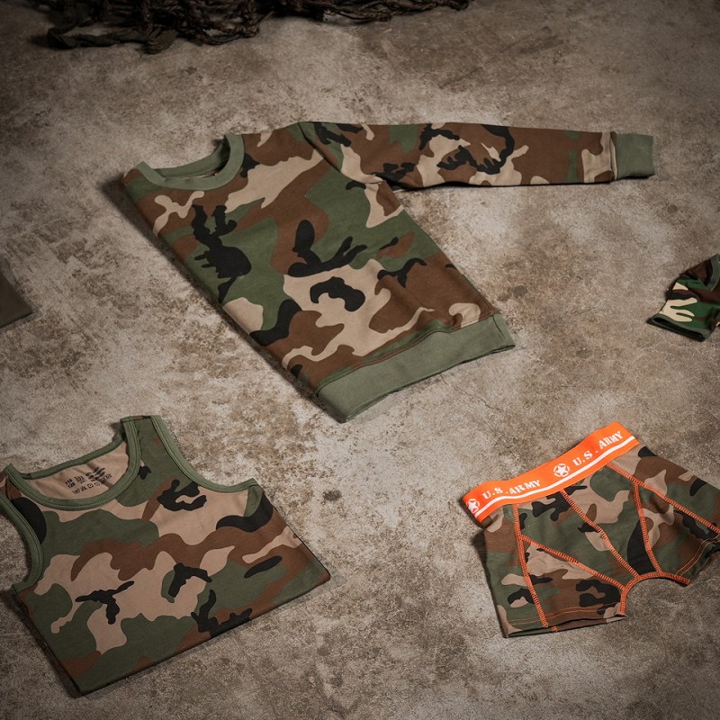 Kinder sweater - Woodland Camouflage - Afbeelding 3