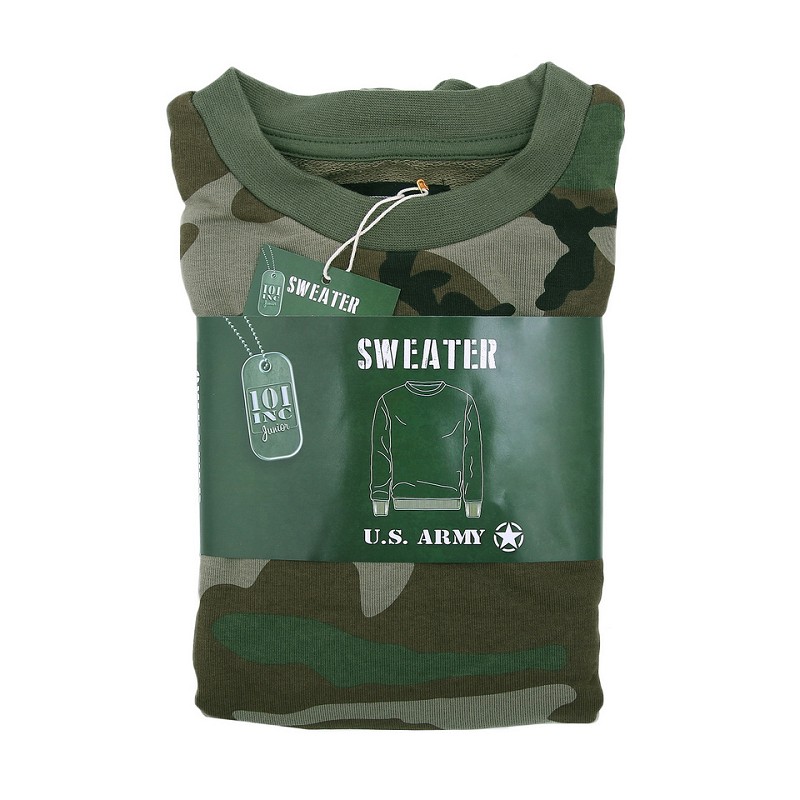 Kinder sweater - Woodland Camouflage - Afbeelding 2