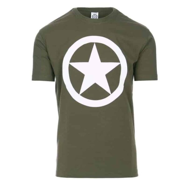 T-shirt Allied star - XL, Groen
