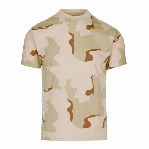 T-shirt fostee camo. Diverse kleuren - XS, 3 klr. desert