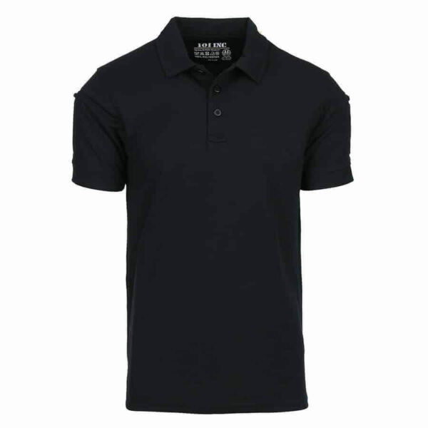 Tactical polo Quick Dry. Diverse kleuren - XXXL, Zwart