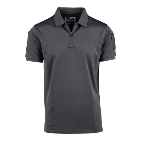 Tactical zip polo Quick Dry | 101 INC | Diverse kleuren - Wolf Grey, M
