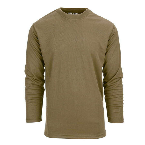 Tactical Longsleeve Quick Dry. Diverse kleuren - L, Coyote