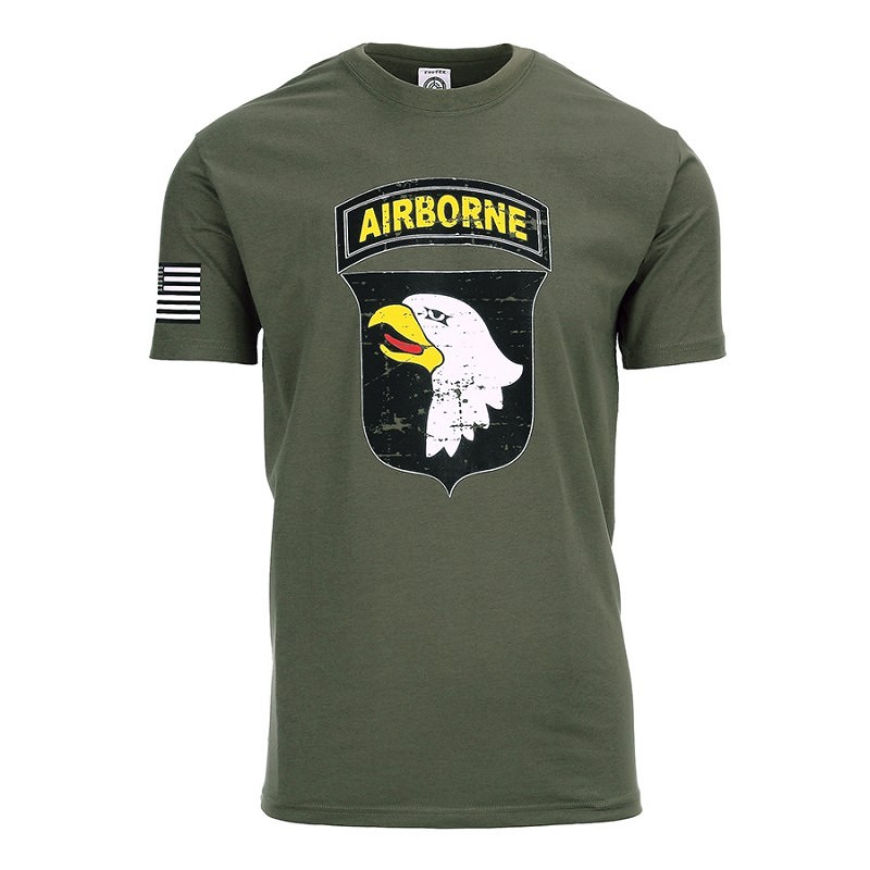 T-shirt USA 101st Airborne - XL, Groen