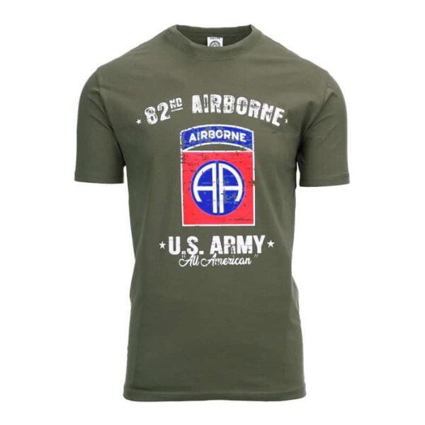 T-shirt U.S. Army 82nd Airborne - XXL, Groen