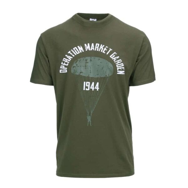 T-shirt Operation Market Garden. Diverse kleuren - XL, Groen