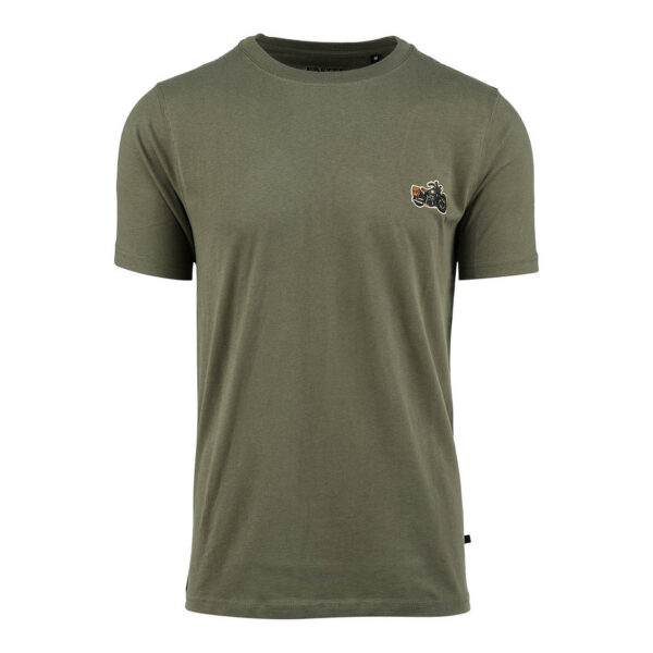 T-shirt Liberator WLA Badge - Groen | Fostex Garments
