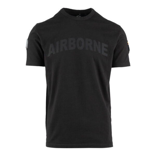 Premium t-shirt 101st Airborne. Diverse Kleuren - XXXL, Zwart