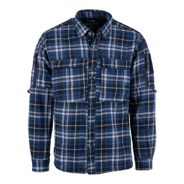 Tactische Flanel Overhemd | TF-2215 | Meerdere kleuren - S, Blauw/grijs