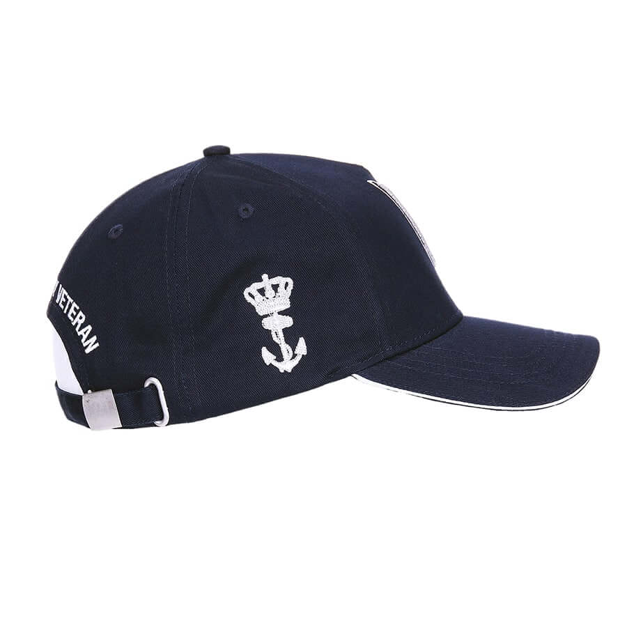 Baseball Cap - Pet | Veteranen - Koninklijke Marine | Blauw | Fostex Garments - Afbeelding 3