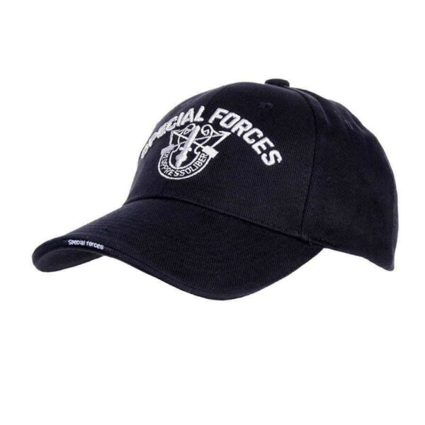 Baseball cap special forces. Diverse kleuren - Zwart