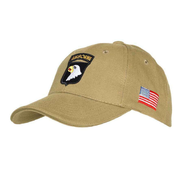 Baseball cap 101st airborne. Diverse kleuren - Khaki