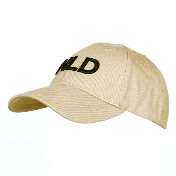 Baseball cap NLD van 100% katoen. Diverse kleuren - Khaki