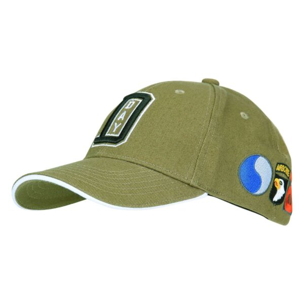 Baseball cap WW II D-Day. Diverse kleuren - Groen