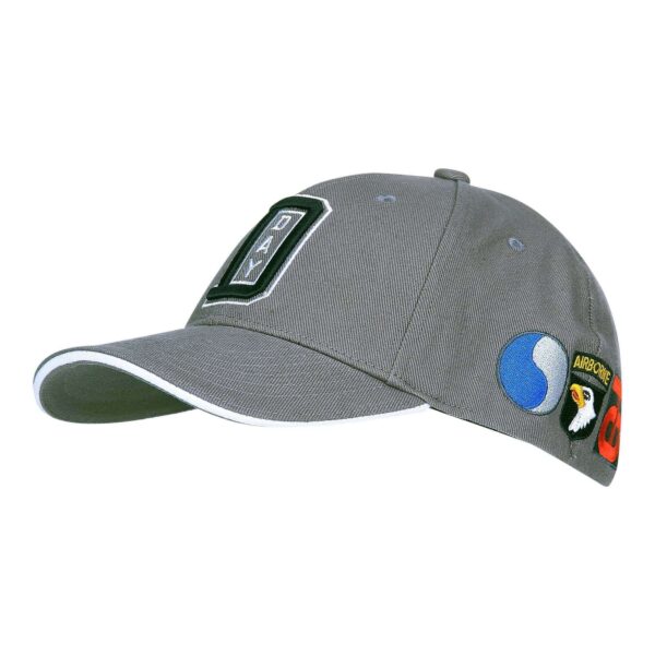 Baseball cap WW II D-Day. Diverse kleuren - Grijs