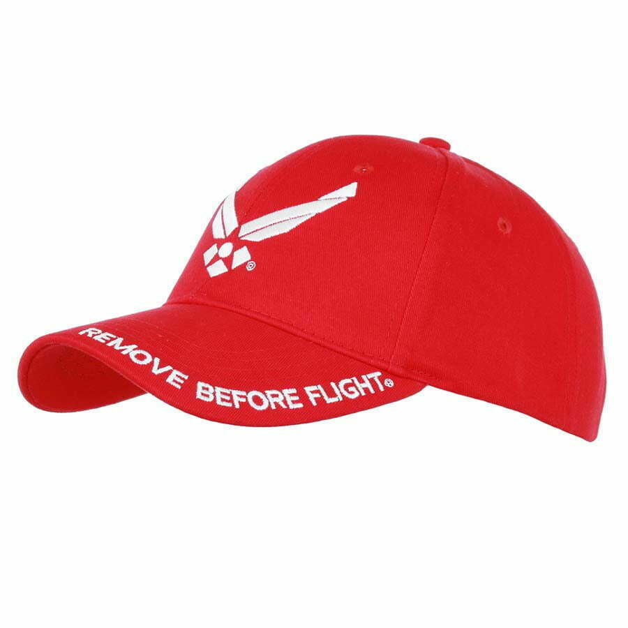 Baseball Cap - Pet | Remove Before Flight | Rood | Fostex Garments