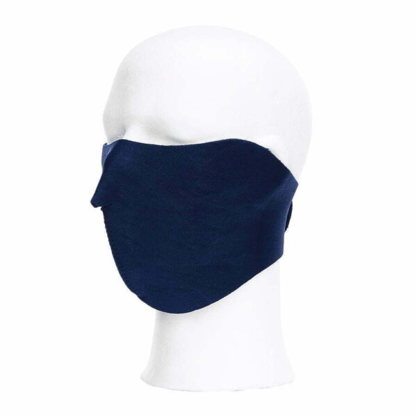Biker mask half face. Diverse kleuren - Blauw