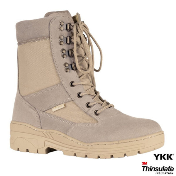 Fostex Sniper Boots met YKK Rits & Thinsulate Voering - Tactical Combat boots - 40, Khaki