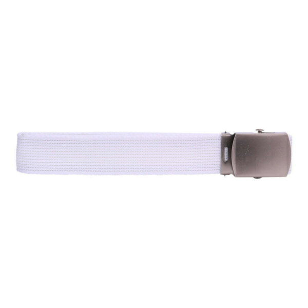 Tropenkoppel met chrome gesp. Diverse kleuren - Wit