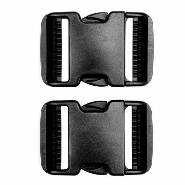 Tactical spare buckle 50mm set 2 st. - Zwart