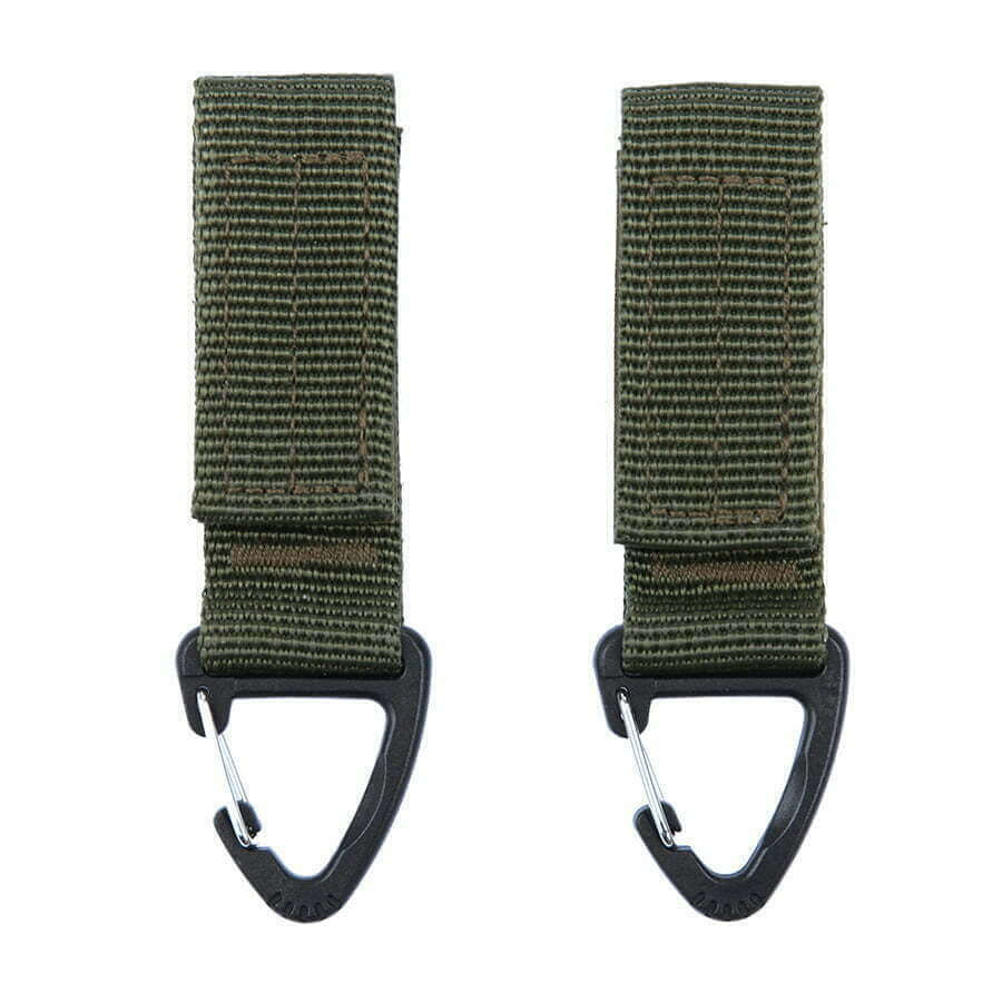 Molle karabijn haak 2-set. Diverse kleuren