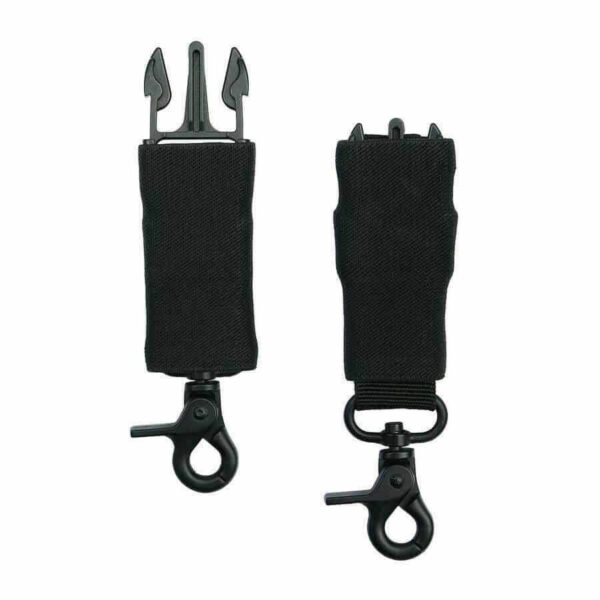 101 INC Tactical Sleutelhouder D - Nylon & Metaal - 13.5x3.5 cm - Zwart