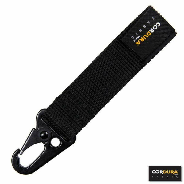 Snap Hook Cordura DP210 Zwart - Tactical Sleutelhouder