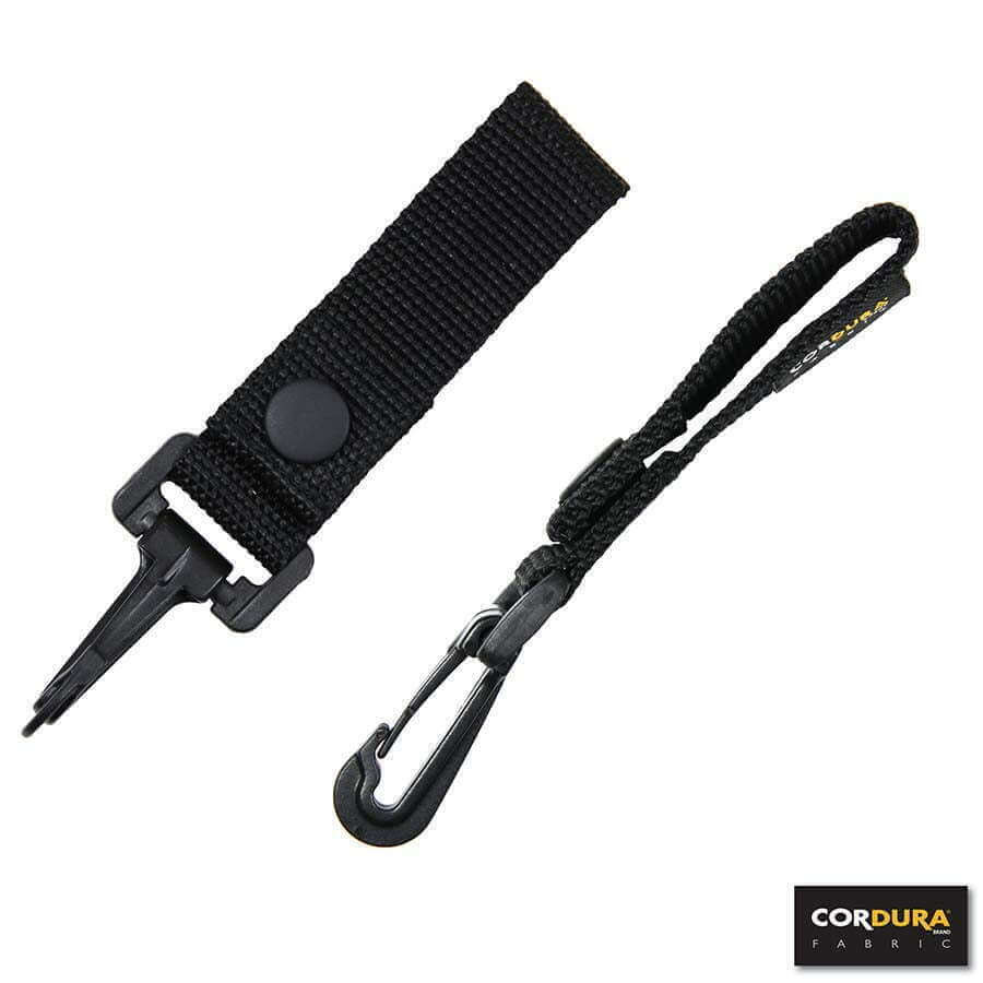 Sleutelhouder met haak Cordura