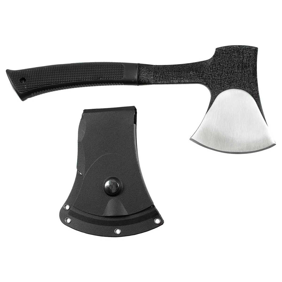 Kampeerbijl van gegoten staal - zwart - 29 cm | MFH