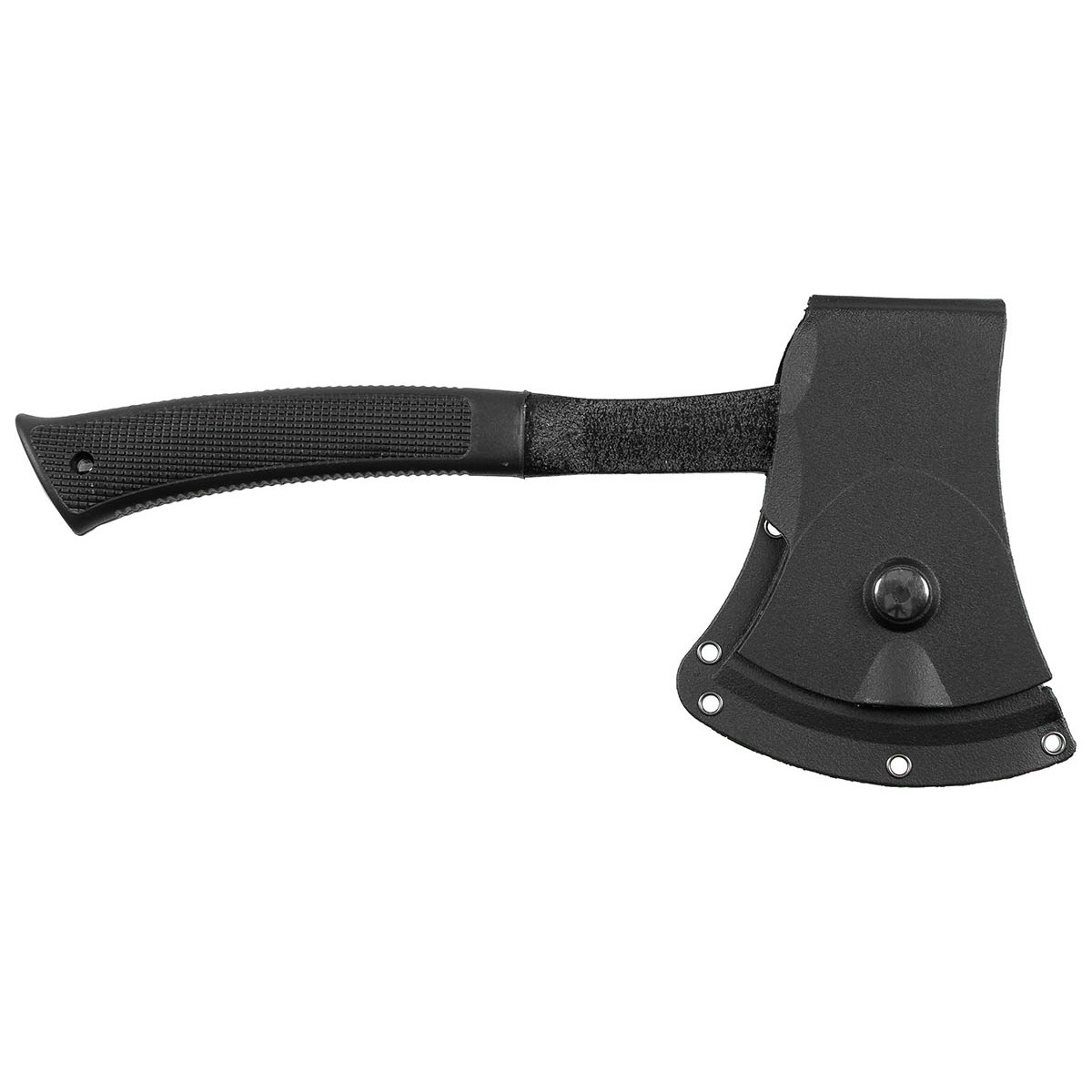 Kampeerbijl van gegoten staal - zwart - 29 cm | MFH - Afbeelding 2