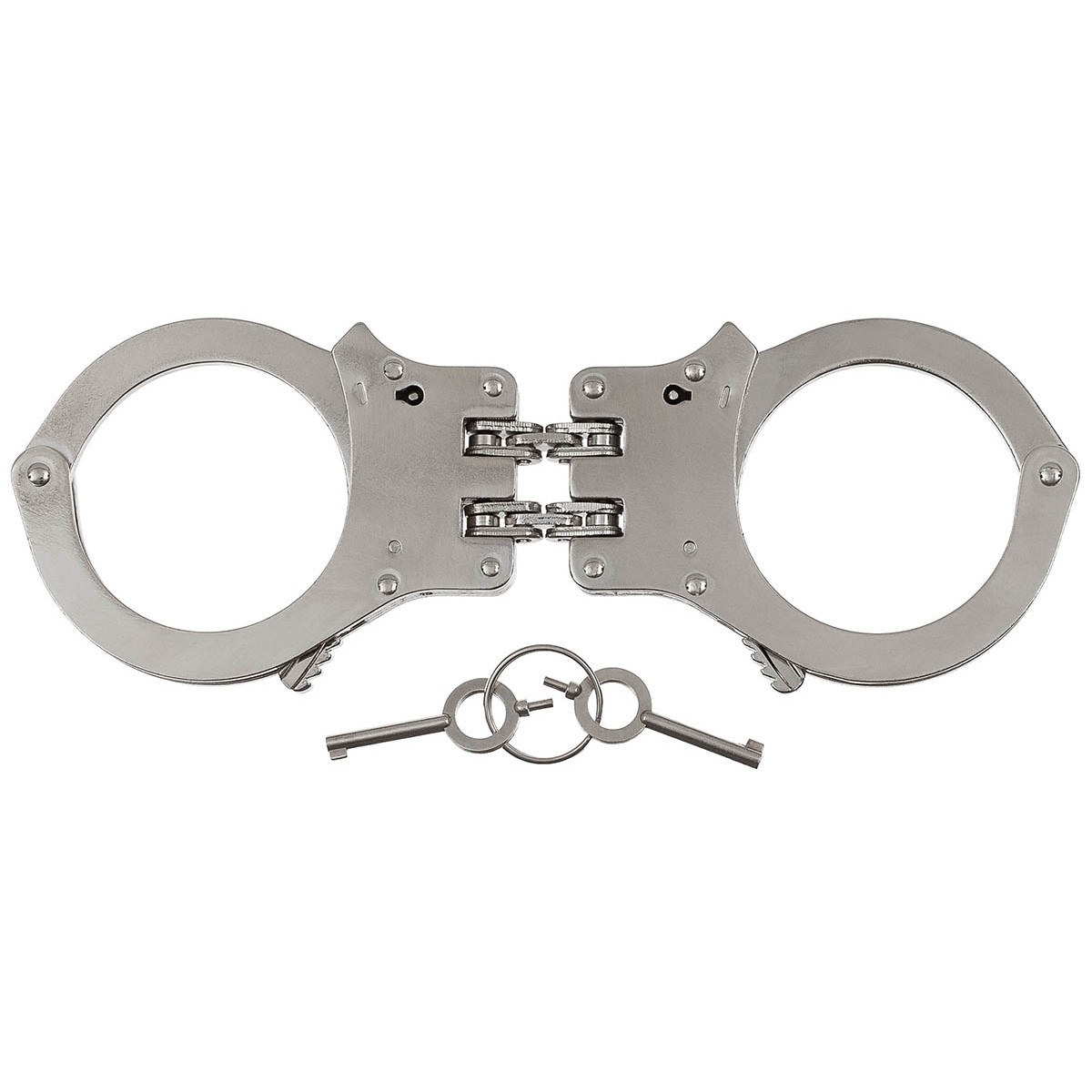 Handboeien 100% Staal - Double-Lock - Afbeelding 2