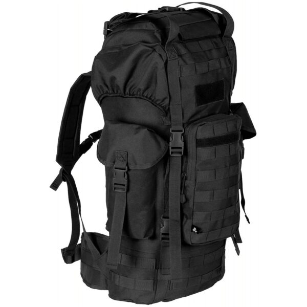 Outdoor Backpack rugzak - Combat 65L - MOLLE - Zwart