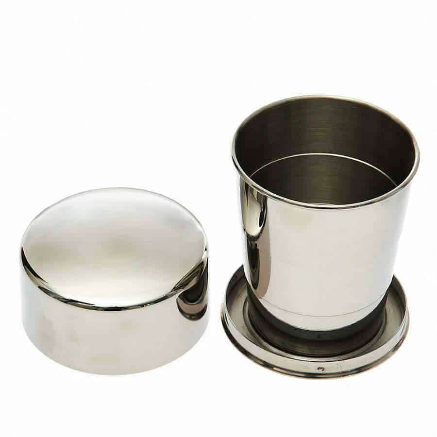 Opvouwbare Beker Klein - 50 ml | Roestvrij Staal | Fosco Industries