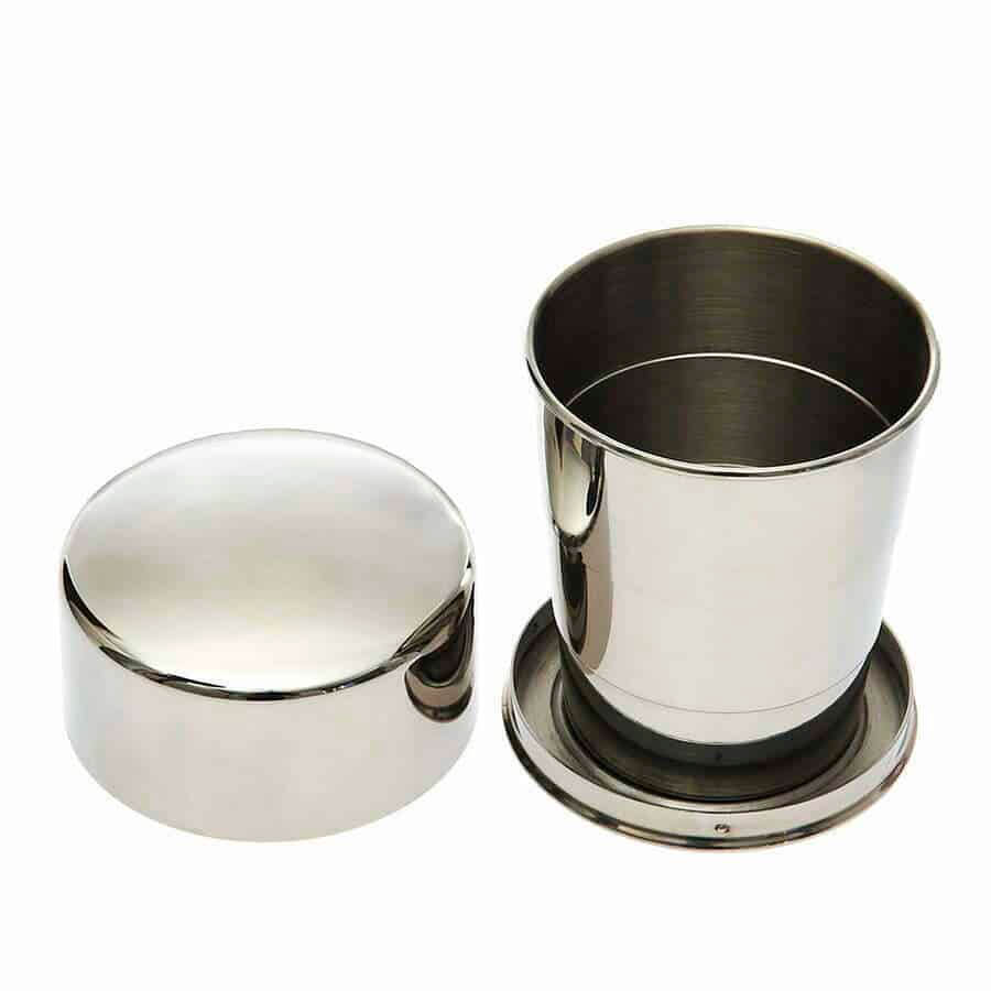 Opvouwbare Beker Groot - 150 ml | Roestvrij Staal | Fosco Industries