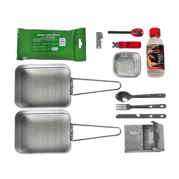 Outdoor Kookset | 9-delig & inclusief Gel Brandstof | BCB