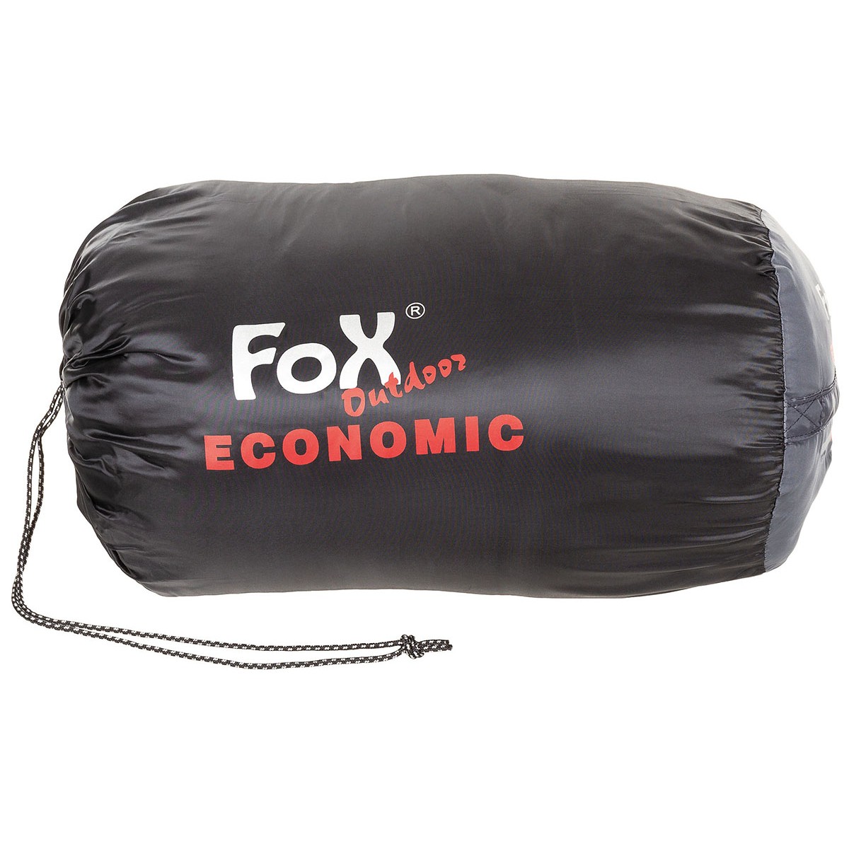 Mummieslaapzak -4°C tot +18°C - Lichtgewicht - Zwartgrijs | Fox Outdoor - Afbeelding 3